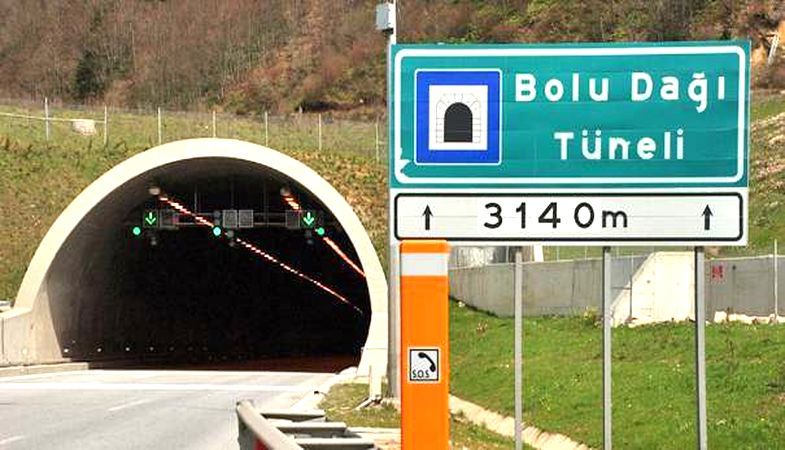 Bolu Dağı Tüneli’nin İstanbul Yönü 8 Saat Kapanacak