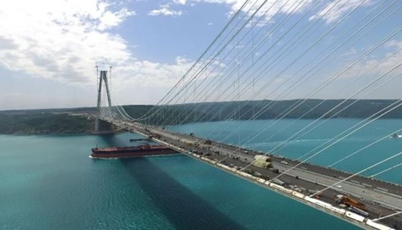 Yavuz Sultan Selim Köprüsü'nde Asfaltlama Çalışmaları Tamamlandı