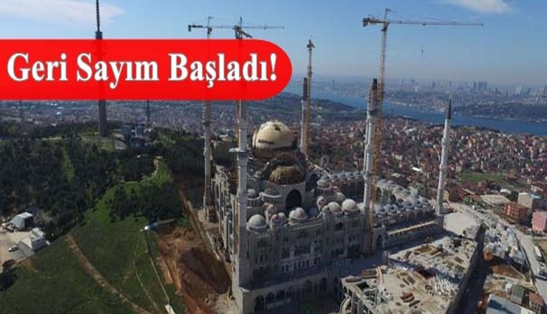 Çamlıca Cami’nin Dev Kubbesi Kapatıldı