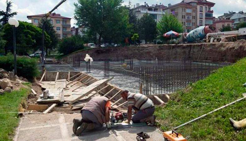 Pforzheim Parkı Sosyal Tesisi Bitiyor!