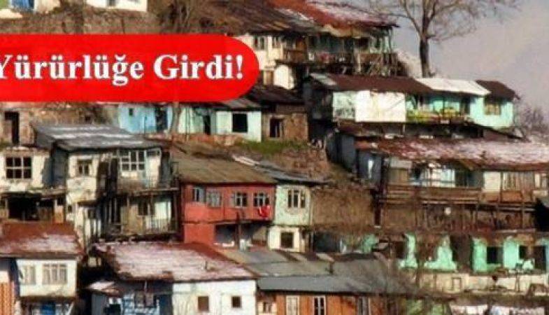 Gecekondulara Kentsel Dönüşüm Yardımı Geliyor